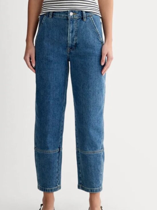 Everlane Denim - EVERLANE The Utility Barrel Jeans New Blue Size 29 Regular